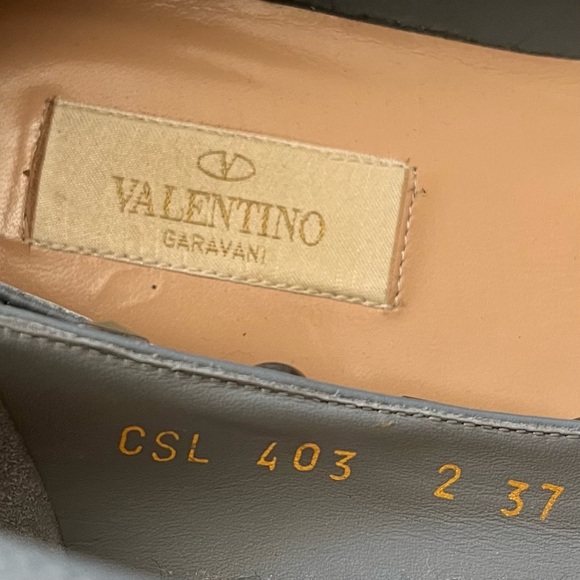 Valentino Garavani Rockstud Ballet Flat size 37 Grey - Picture 7 of 10